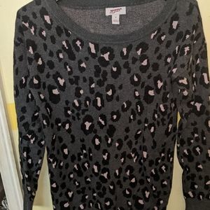 Leopard print sweater